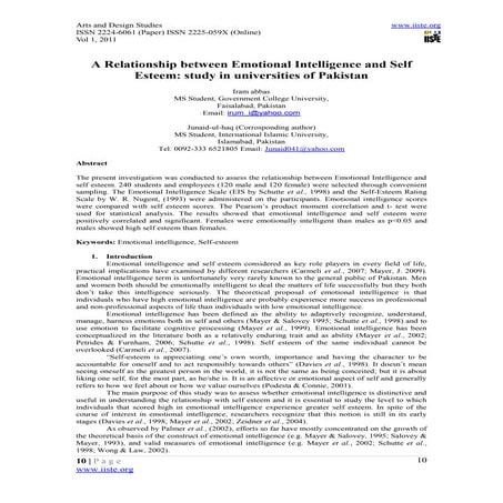 The relationship between social intelligence and emotional intelligence ...