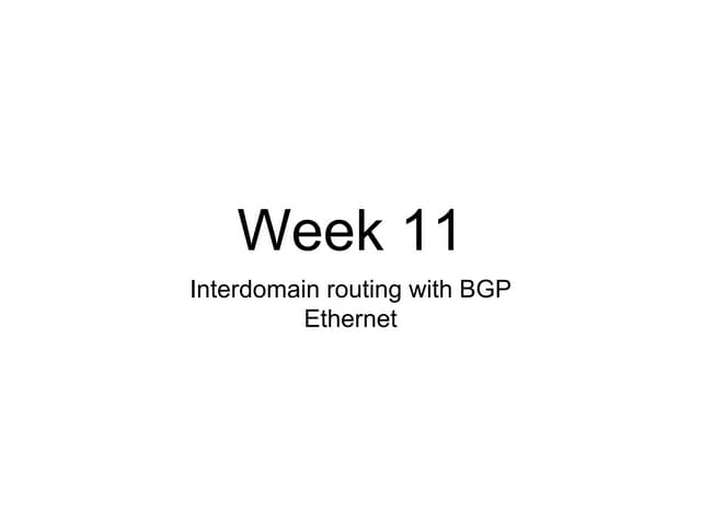 11 bgp-ethernet