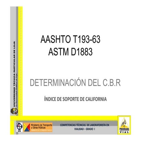 C.B.R.  Aashto T193 Cbr 02