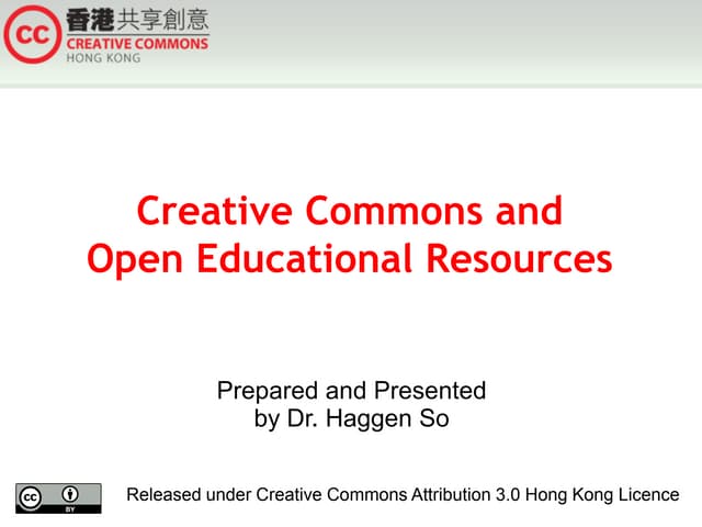Introduction to the development of flexible copyright system – “Creative Comm...