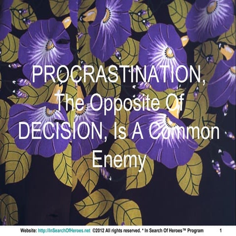 Napoleon Hill Think and Grow Rich Decision