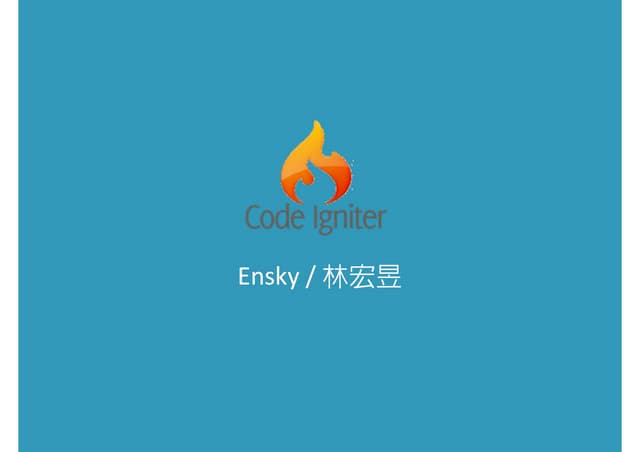 OpenWebSchool - 11 - CodeIgniter