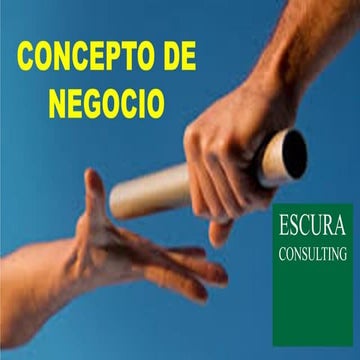 11   concepto de negocio, más que una idea