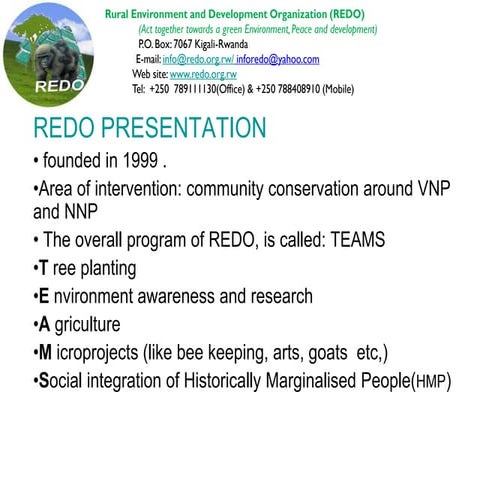 11 damascene gashumba-rural environment and development organisation (redo)