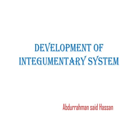 11 dev. integumentary system 2