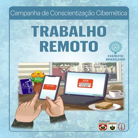 Cartilha de Trabalho remoto do Exército Brasileiro