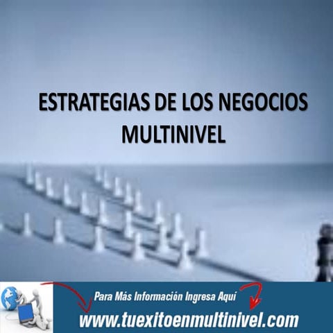 11. estrategias de los negocios multinivel ppt