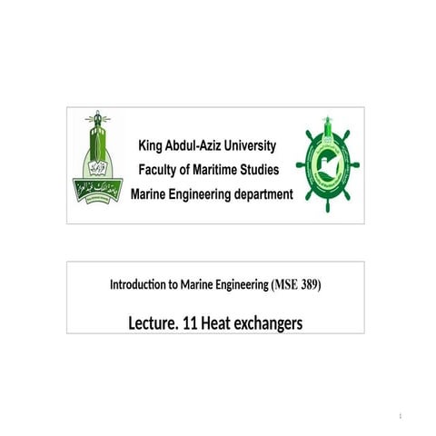 11- Heat exchangers theory and mechanism
