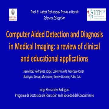 Computer Aided Detection and Diagnosis in medical imaging: a review of ...