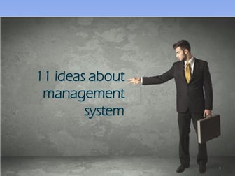 11  ideas about management system