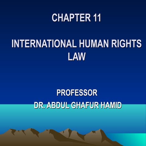 international human rights law | PPT