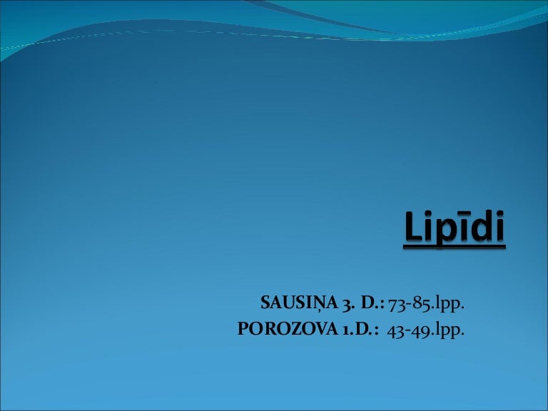 Lipīdi