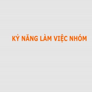 Kỹ năng làm việc nhóm