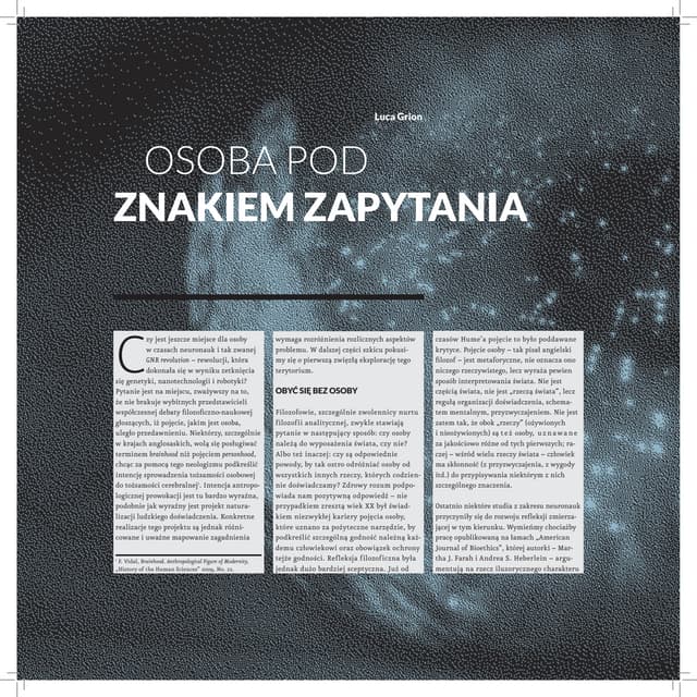 11. Luca Grion - Osoba pod znakiem zapytania