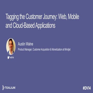 Digital Velocity 2014: "Tagging the Customer Journey: Web Mobile and Cloud-Ba...