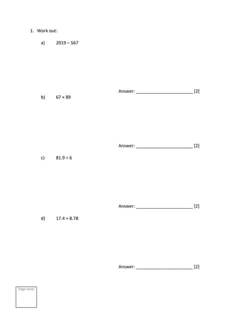 Summative test no 1 math 2 q2 | PDF