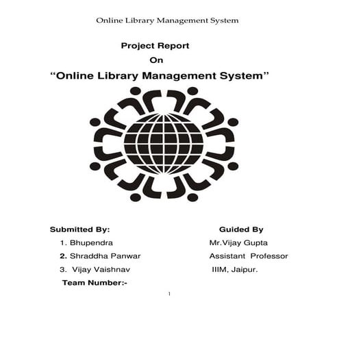 Library management system | PPTX