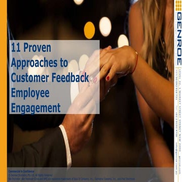 11 Proven Approaches to Customer Feedback Employee Engagement