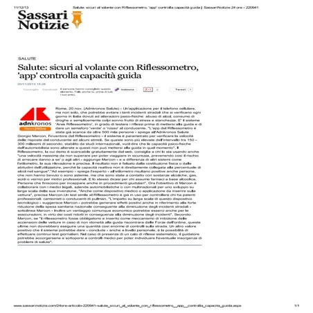 11   riflessometro sassari