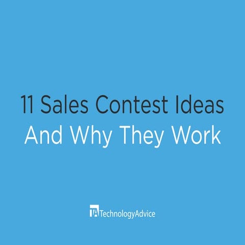 11 Sales Contest Ideas and Why They Work