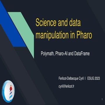Science and data manipulation in Pharo | PDF | Computing | Technology ...