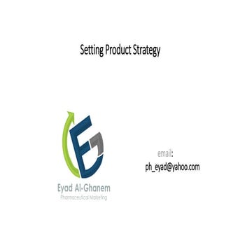 Setting product strategy