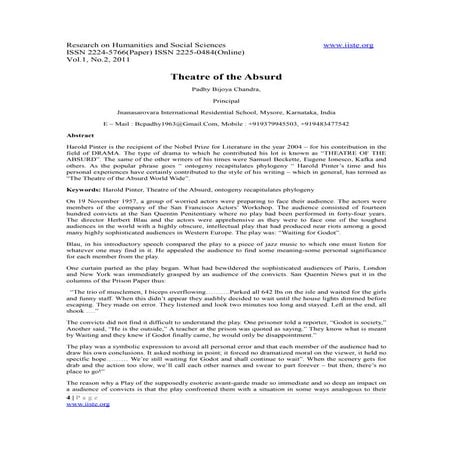 11.theatre of the absurd