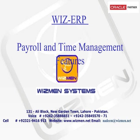 Wizmen Payroll Feature | PPT