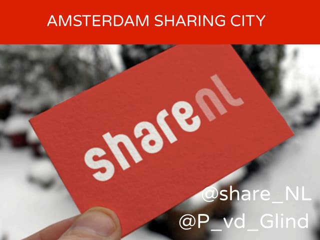 Amsterdam Sharing City - Pieter Bas van de Glind