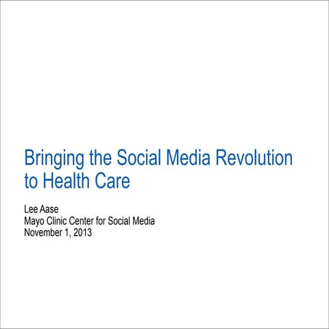 Presentation to MUSC Healthcare Leadership Conference