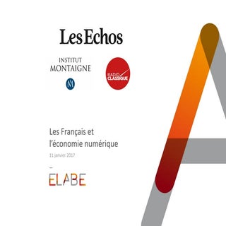 L'économie numérique / Sondage ELAB...