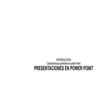 Presentaciones en power point