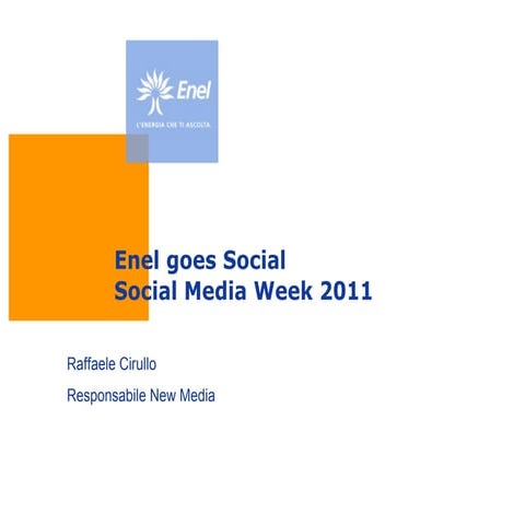 Enel goes social