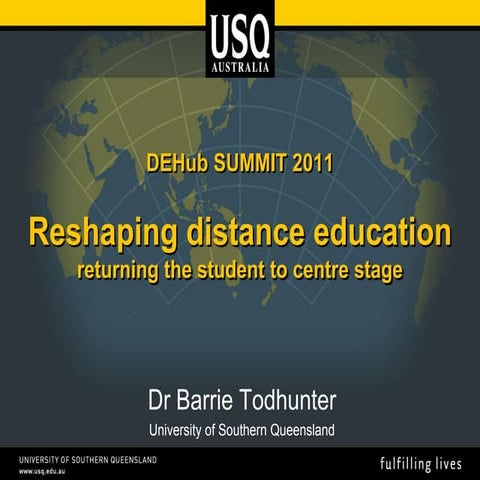 Reshaping distance education – returning the student to centre stage