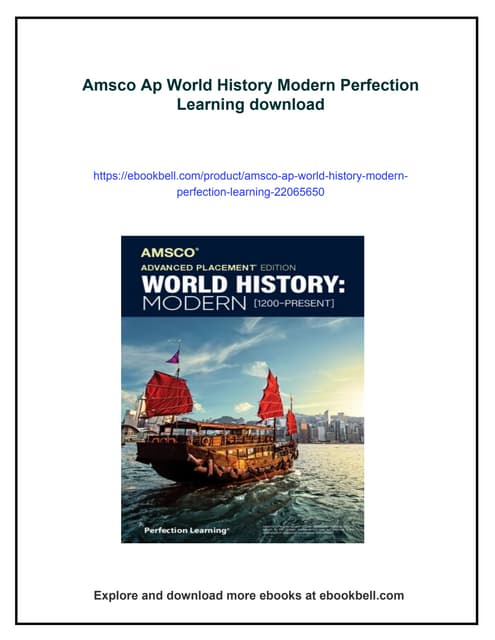 Amsco Ap World History Modern Perfection Learning | PDF