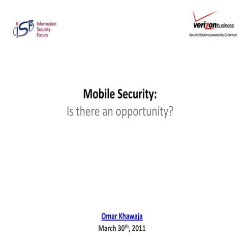 Two Peas in a Pod: Cloud Security and Mobile Security 