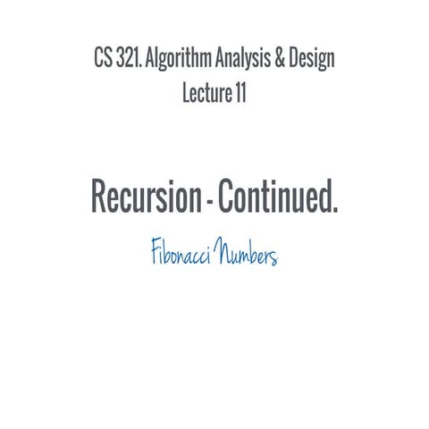 11 - 03 Feb - From Recursion to Dynamic Programming | PDF | Programming ...