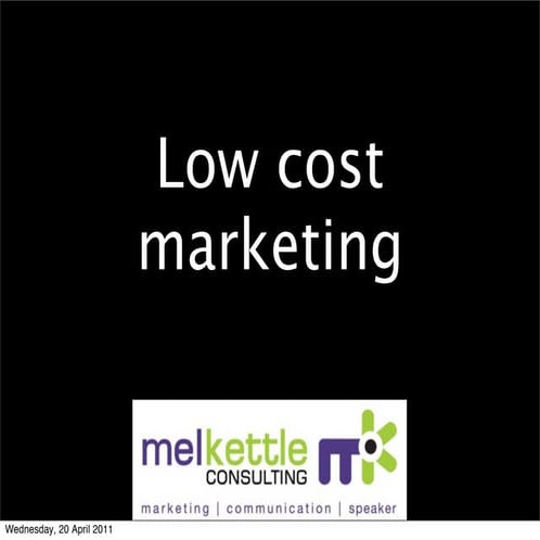 low cost marketing