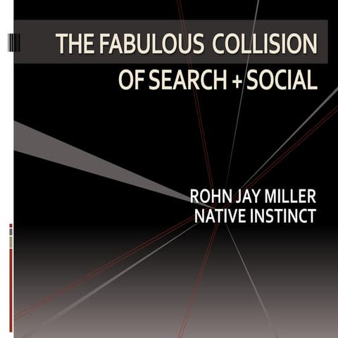 The Fabulous Collision of Search and Social