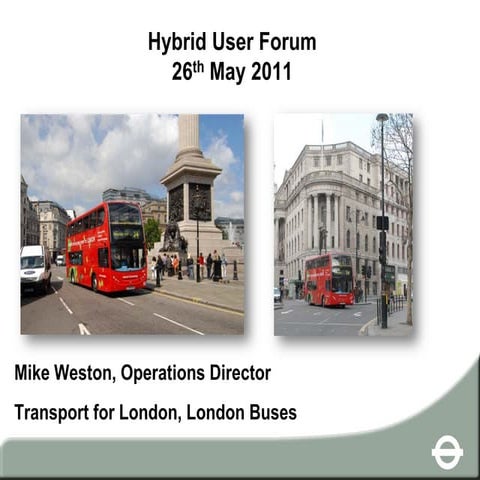 London buses Mike Weston