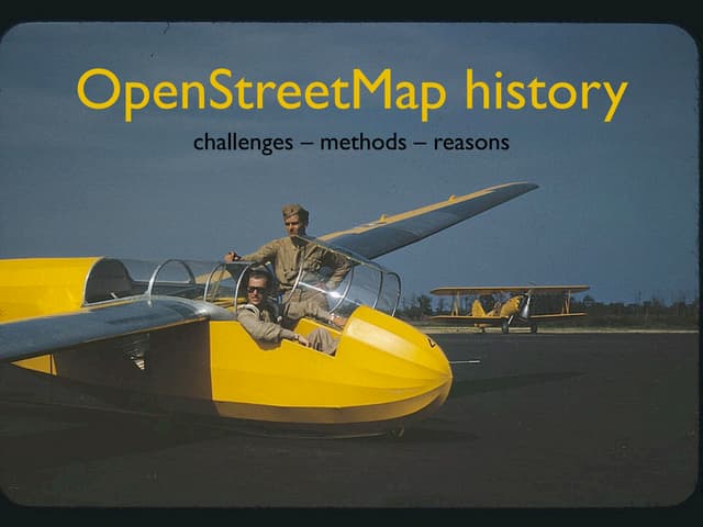 Dealing with historical data in OpenStreetMap