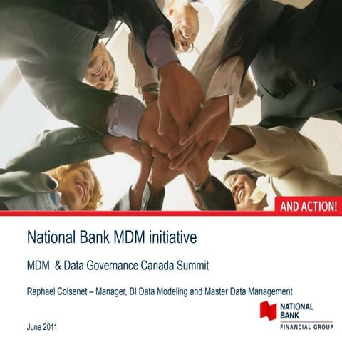 National Bank MDM Initiative