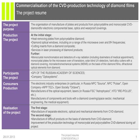 Lockheed Martin diamond presentation | PDF