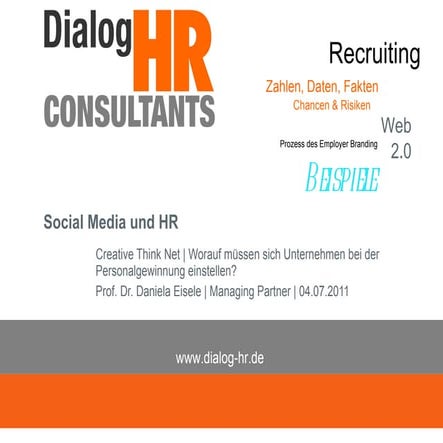 Social Media und HR: Worauf müssen sich Unternehmen bei der Personalgewinnung...