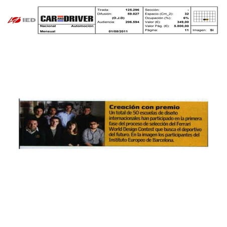 Clipping Car Driver 01/08/11 @iedbarcelona