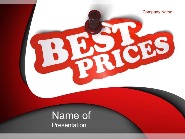 Best Prices PowerPoint Template
