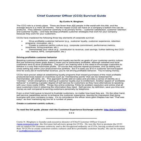 Chief Customer Officer vs Chief Operating Officer: Understanding the ...