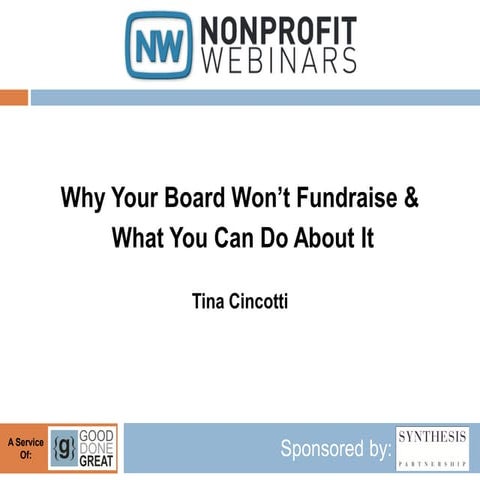 Why Your Board Won’t Fundraise