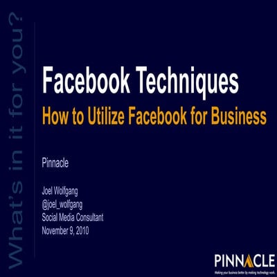 Facebook Techniques