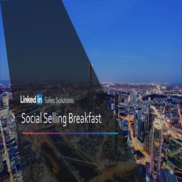  Social Selling Breakfast - Melbourne 